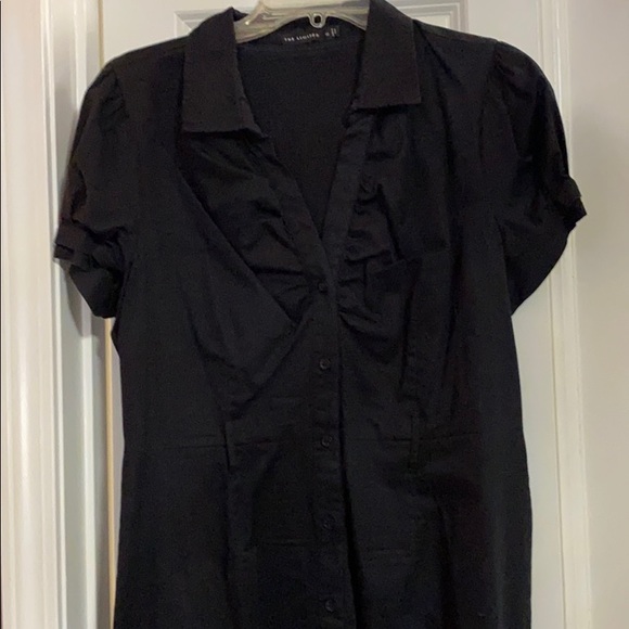 black summer work dress